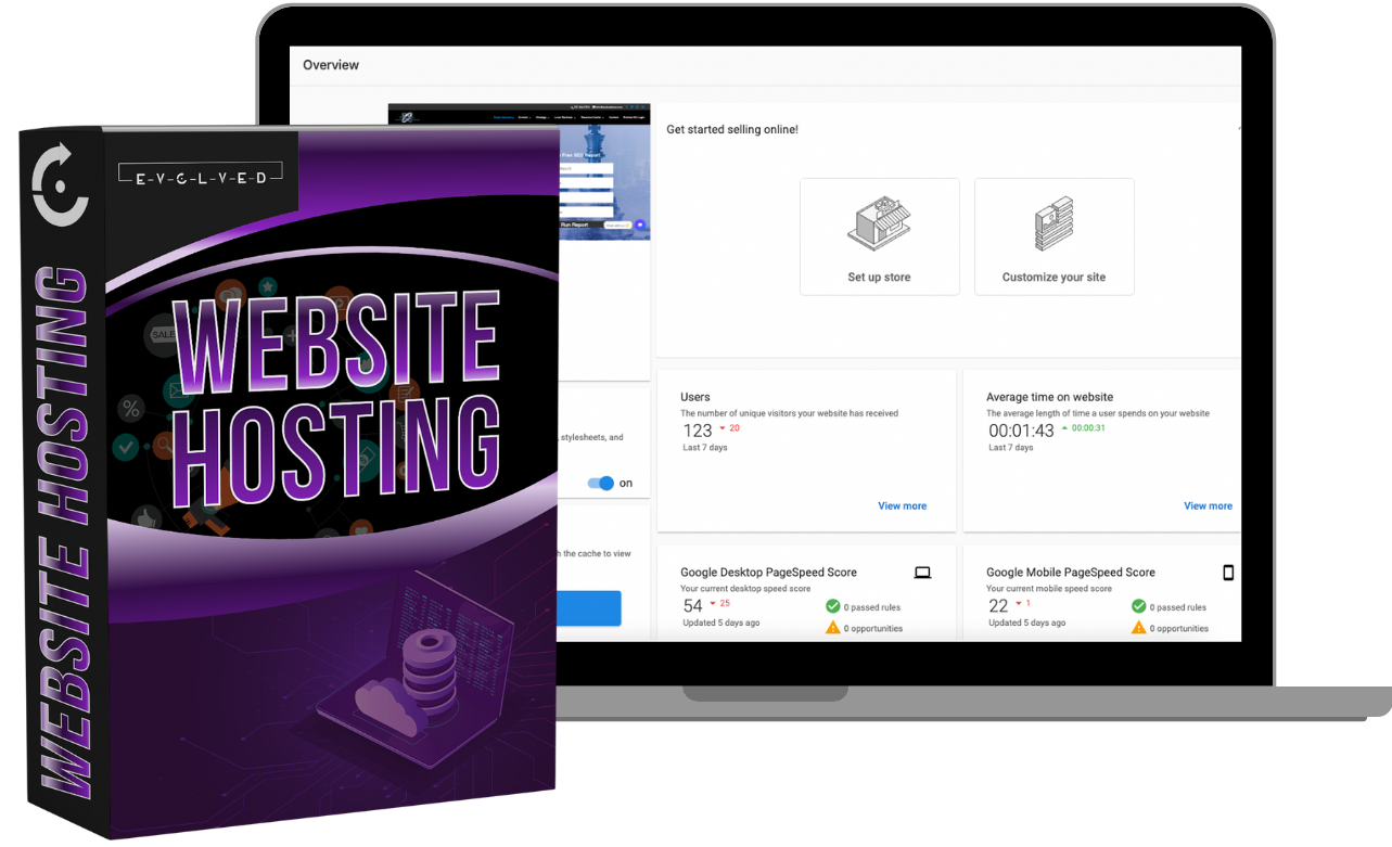 evolvedhq website hosting