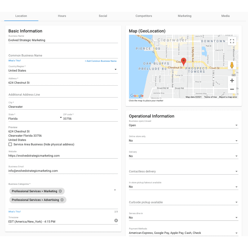 ocal listings management software for medical practices