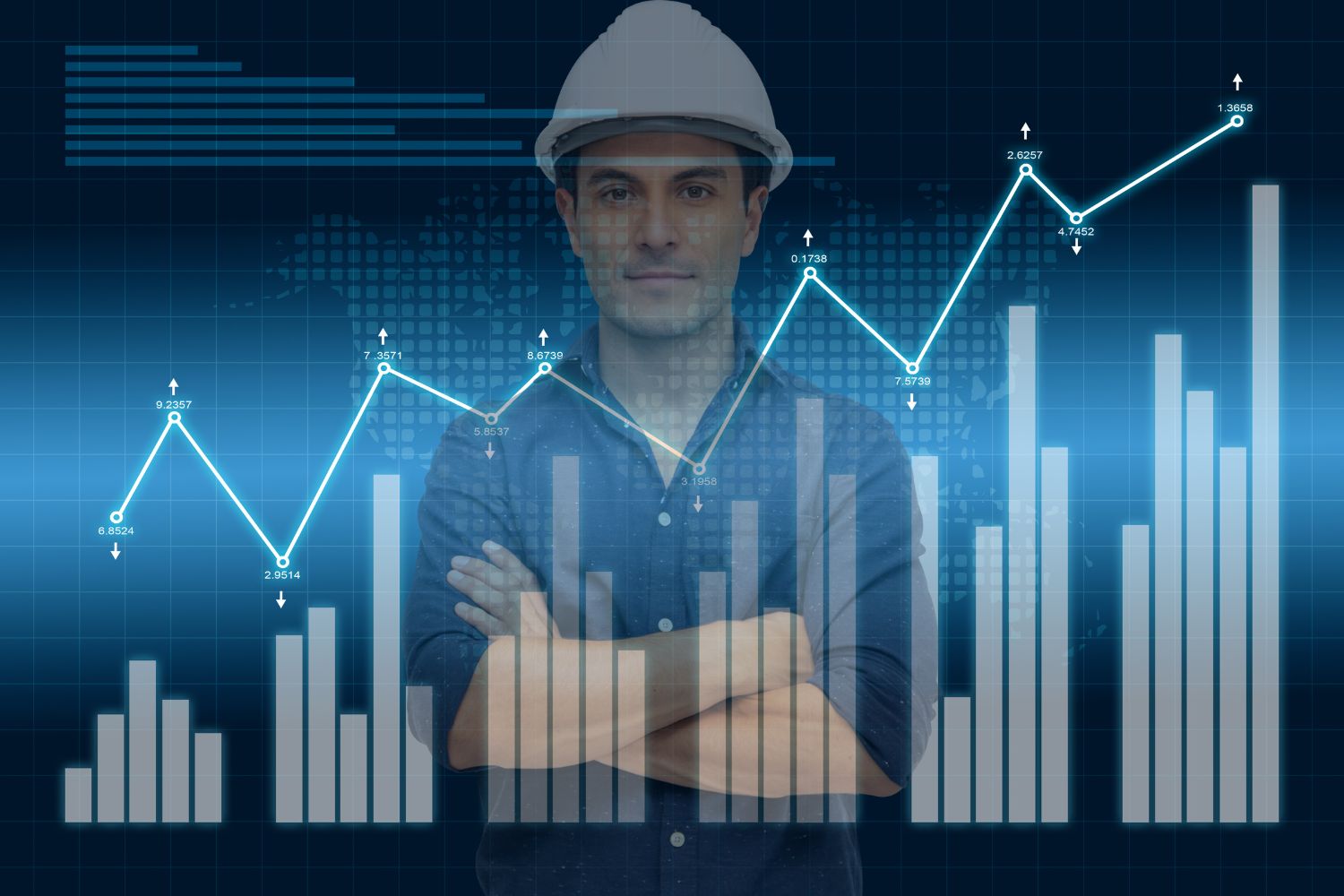 construction analytics graphic